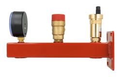 Группа безопасности котла BSS, Nmax UDT 42,6 кВт, с предохранительным клапаном MS 1,5 бар, с подключением расширительного бака