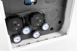 PrimoBox AZB 201 с гидрострелкой, 1 контур без смешивания и 1 контур с термостатическим клапаном ATM