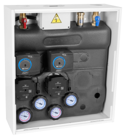 PrimoBox AZB 255 с гидрострелкой, 2 контура со смесительным клапаном и приводом ARM