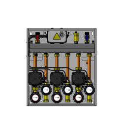 PrimoBox AZB 300 с гидрострелкой, 3 контура без смешивания