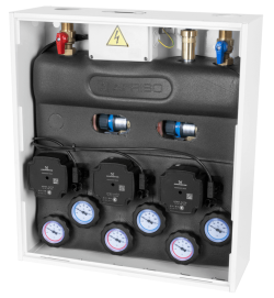 PrimoBox AZB 311 с гидрострелкой, 1 контур без смешивания и 2 контура с термостатическим клапаном ATM