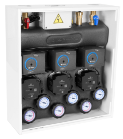 PrimoBox AZB 365 с гидрострелкой, 3 контура со смесительным клапаном и приводом ARM