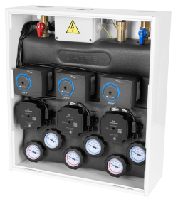 PrimoBox AZB 365 с гидрострелкой, 3 контура со смесительным клапаном и приводом ARM