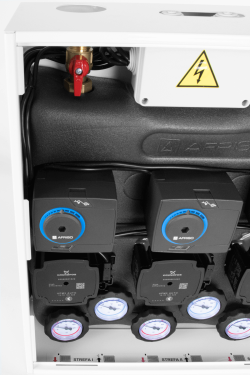 PrimoBox AZB 365 с гидрострелкой, 3 контура со смесительным клапаном и приводом ARM