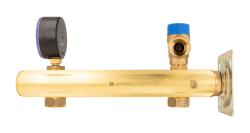 Группа безопасности ГВС BSB, Nmax UDT 111,5 кВт, с предохранительным клапаном MSW 6 бар, с подключением расширительного бака