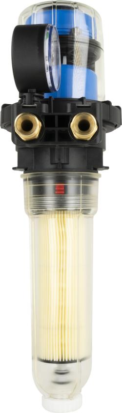 Масляный фильтр со встроенным воздухоотводчиком FloCo-Top-2CM Optimum MC-18, соединение НР3/8" x ВР3/8", длинный фильтрующий элемент Opticlean MC-18, 5-20 мкм