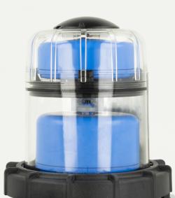 Масляный фильтр со встроенным воздухоотводчиком FloCo-Top-2CM Optimum MC-18, соединение НР3/8" x ВР3/8", длинный фильтрующий элемент Opticlean MC-18, 5-20 мкм