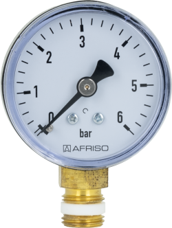 Манометр RF 50, fi50 мм, 0÷6 бар, НР1/4", rad, кл. 2,5