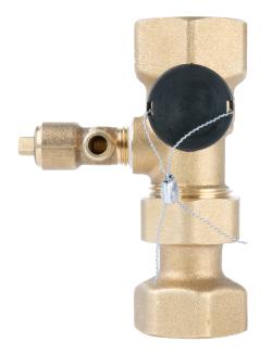 Быстроразъемное соединение ASK, для расширительного бака, с контрольным клапаном, 2x ВР1".