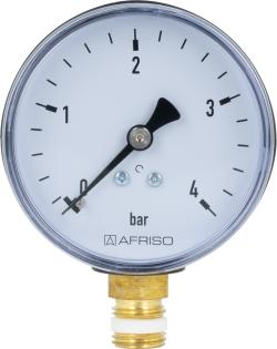 Манометр RF 63, fi63 мм, 0÷4 бар, НР1/4", rad, кл. 2,5