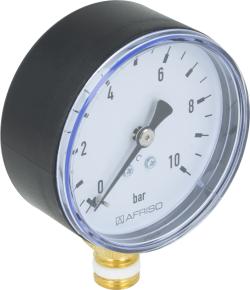 Манометр RF 63, fi63 мм, 0÷10 бар, НР1/4", rad, кл. 2,5