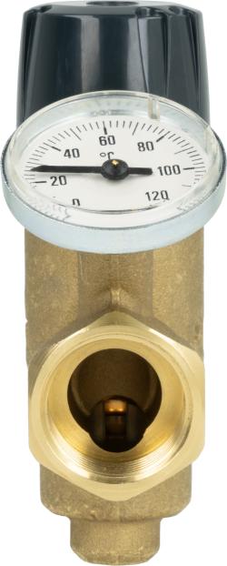 Термостатический балансировочный клапан ATB 210 с функцией перегрева для циркуляции ГВС, DN20, 40÷60°C, kv 1,7 м³/ч