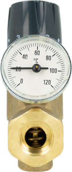 Термостатический балансировочный клапан ATB 200 с функцией перегрева для циркуляции ГВС, DN15, 40÷60°C, kv 1,7 м³/ч