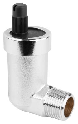 Автоматический воздухоотводчик угловой НР1/2" с AquaStop