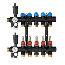 ProCalida EF1 на 5 контуров отопления, ротаметры 0,2÷1,6 л/мин