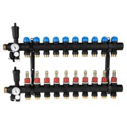 ProCalida EF1 на 10 контуров отопления, ротаметры 0,2÷1,6 л/мин