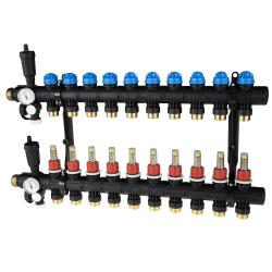 ProCalida EF1 на 10 контуров отопления, ротаметры 0,2÷1,6 л/мин