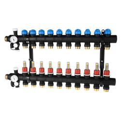 ProCalida EF1 на 10 контуров отопления, ротаметры 0,2÷1,6 л/мин