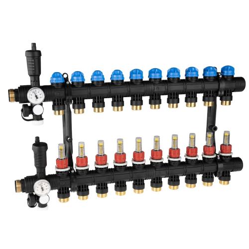 81370 ProCalida EF1 на 10 контуров отопления, ротаметры 0,2÷1,6 л/мин - Фотогалерея AFRISO 1
