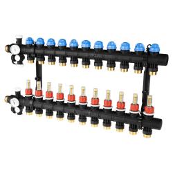 ProCalida EF1 на 11 контуров отопления, ротаметры 0,2÷1,6 л/мин