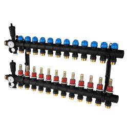 ProCalida EF1 на 12 контуров отопления, ротаметры 0,2÷1,6 л/мин