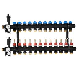 ProCalida EF1 на 12 контуров отопления, ротаметры 0,2÷1,6 л/мин