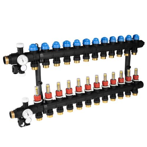 81372 ProCalida EF1 на 12 контуров отопления, ротаметры 0,2÷1,6 л/мин - Фотогалерея AFRISO 1