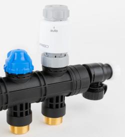 Термоэлектрический привод TSA-02 FO, ВР m³0x1,5 мм, 24 В AC/DC, НЗ, функция ручного управления