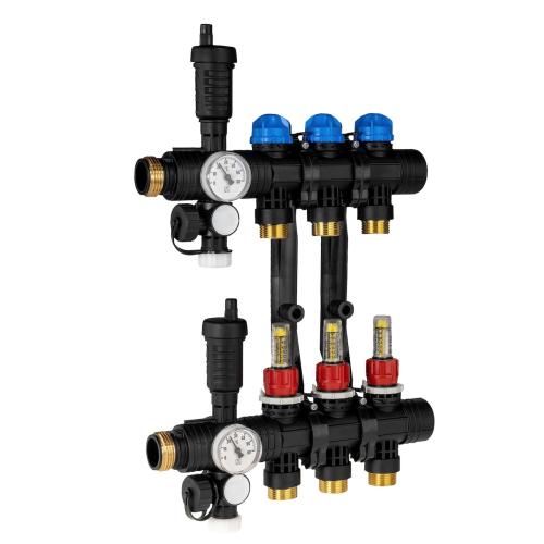 81363 ProCalida EF1 на 3 контура отопления, ротаметры 0,2÷1,6 л/мин - Фотогалерея AFRISO 1