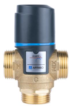 Термостатический смесительный клапан ATM 561, DN20, НРП1", 20÷43°C, Kvs 2,5 м³/ч