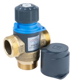 Термостатический смесительный клапан ATM 561, DN20, НРП1", 20÷43°C, Kvs 2,5 м³/ч