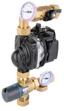 Насосно-смесительный узел BTU 501 для теплого пола с клапаном ATM, насос Grundfos UPm³ Auto