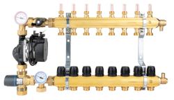 Насосно-смесительный узел BTU 501 для теплого пола с клапаном ATM, насос Grundfos UPm³ Auto