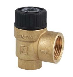 Предохранительный клапан для солнечных систем MSS, 6 бар, ВР1/2" x ВР3/4"