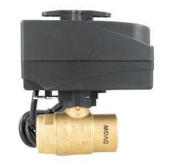 2-ходовой шаровой кран с приводом BEV, DN20, ВР3/4", Kvs 45 м³/ч, 230 В AC, НЗ