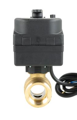 2-ходовой шаровой кран с приводом BEV, DN20, ВР3/4", Kvs 45 м³/ч, 230 В AC, НЗ