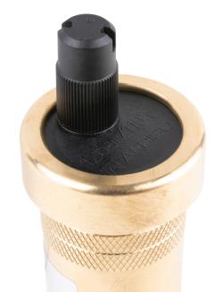 Автоматический вертикальный воздухоотводчик PrimoVent НР3/8" с Aquastop и отсечным клапаном НР1/2"