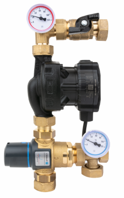 Насосно-смесительный узел BTU 502 AP для теплого пола с клапаном ATM 761, насос AFRISO APH 160