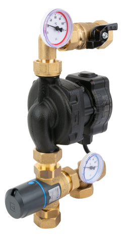Насосно-смесительный узел BTU 501 AP для теплого пола с клапаном ATM 561, насос AFRISO APH 160