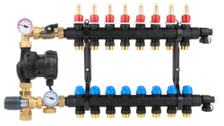 Насосно-смесительный узел BTU 501 AP для теплого пола с клапаном ATM 561, насос AFRISO APH 160