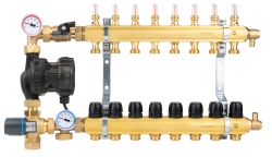 Насосно-смесительный узел BTU 501 AP для теплого пола с клапаном ATM 561, насос AFRISO APH 160