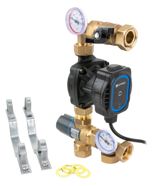 9050120 Насосно-смесительный узел BTU 501 AP для теплого пола с клапаном ATM 561, насос AFRISO APH 160 - Фотогалерея AFRISO 1