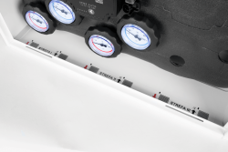 PrimoBox AZB 251 с гидрострелкой, 1 контур со смесительным клапаном и приводом ARM и 1 контур с термостатическим клапаном ATM