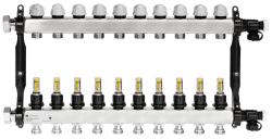 ProCalida VA 1C из нержавеющей стали, 10 контуров, гайки ВРП1'', 0,5 - 4,0 л/мин