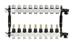 ProCalida VA 1C из нержавеющей стали, 9 контуров, гайки ВРП1'', 0,5 - 4,0 л/мин