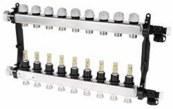 ProCalida VA 1C из нержавеющей стали, 9 контуров, гайки ВРП1'', 0,5 - 4,0 л/мин