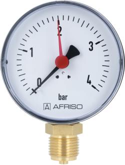 Манометр RF 80, fi80 мм, 0÷4 бар, НР1/2", rad, кл. 2,5