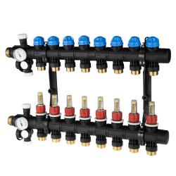 ProCalida EF1 на 8 контуров отопления, ротаметры 0,2÷1,6 л/мин