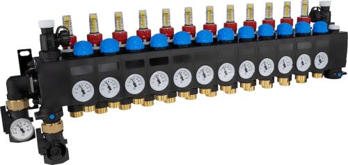 81492 ProCalida CC на 12 контуров отопления, ротаметры 0,75÷3,75 л/мин - Фотогалерея AFRISO 1