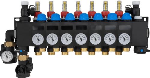 81487 ProCalida CC на 7 контуров отопления, ротаметры 0,75÷3,75 л/мин - Фотогалерея AFRISO 1